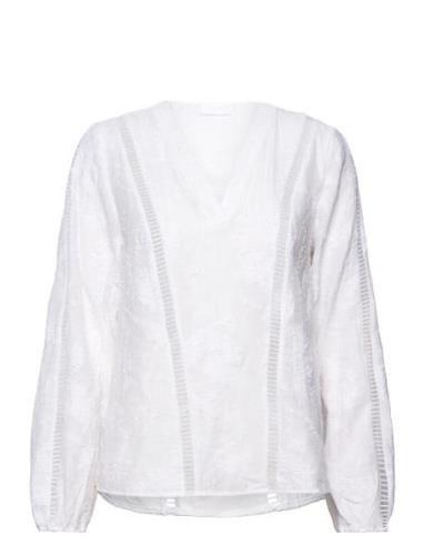 Lr-Fenna Tops Blouses Long-sleeved White Levete Room