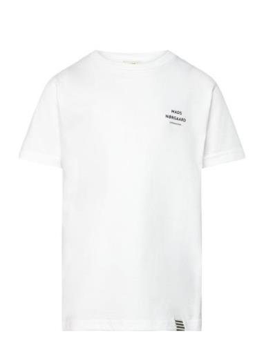 Printed Tee Thorlino Tee Tops T-shirts Short-sleeved White Mads Nørgaa...