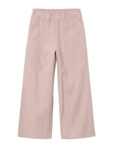 Nkffalinnen Wide Pant Noos Bottoms Trousers Pink Name It