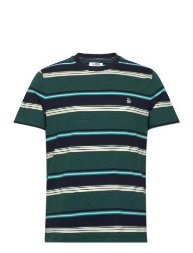 Y/D Jrsy Ao Stripe T Tops T-shirts Short-sleeved Green Original Pengui...