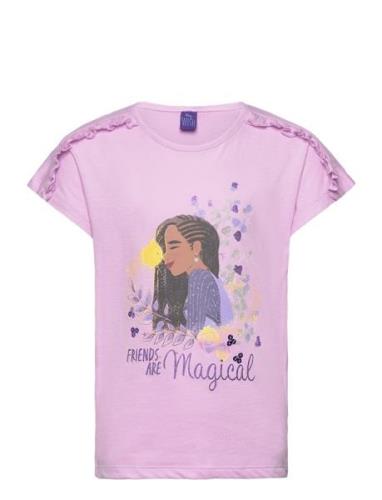 Short-Sleeved T-Shirt Tops T-shirts Short-sleeved Purple Princesses
