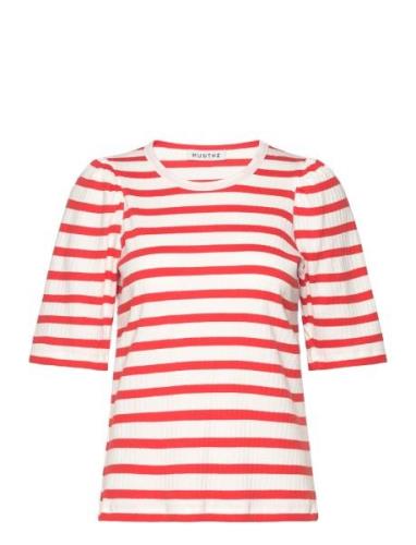Jikolaz Tops T-shirts & Tops Short-sleeved Red Munthe