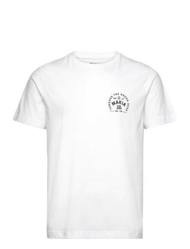 Ferry T-Shirt Tops T-shirts Short-sleeved White Makia