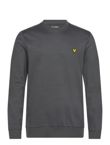 Crew Neck Fly Fleece Sport Sweat-shirts & Hoodies Sweat-shirts Grey Ly...