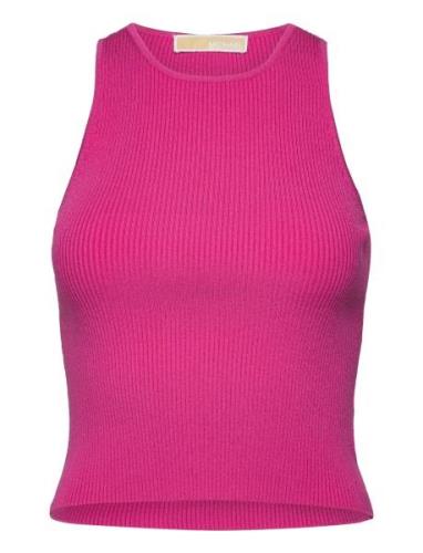 Crop Sport Tank Tops T-shirts & Tops Sleeveless Pink Michael Kors