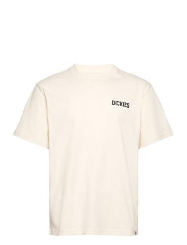 Beach Tee Ss Designers T-shirts Short-sleeved Cream Dickies