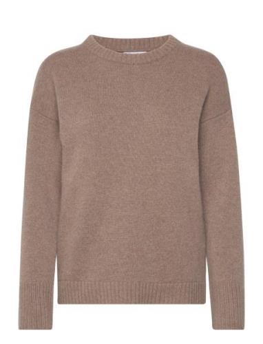 Erin Sweater Tops Knitwear Jumpers Brown Marville Road