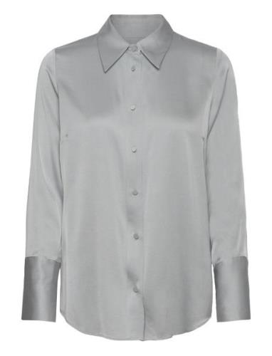 Leonie Shirt Tops Shirts Long-sleeved Grey Marville Road