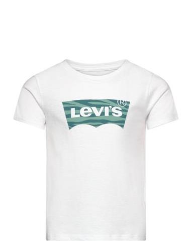 Levi's® Zebra Batwing Tee Tops T-shirts Short-sleeved White Levi's