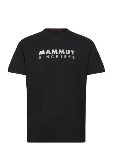 Trovat T-Shirt Men Logo Sport T-shirts Short-sleeved Black Mammut