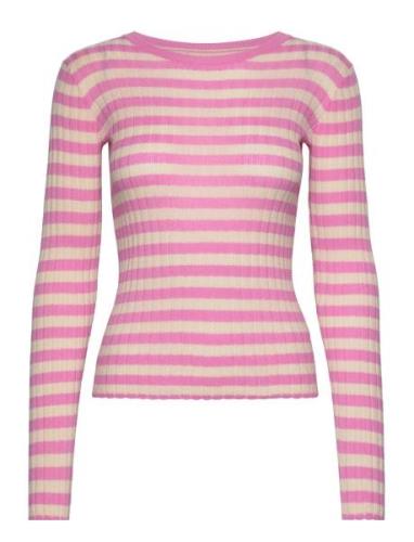 Arliers Knit Blouse Tops Knitwear Jumpers Pink Résumé