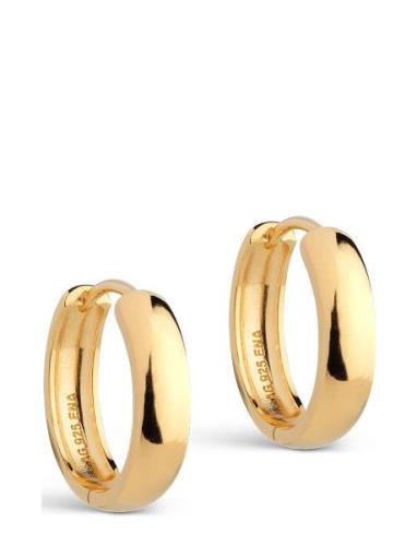 Classic Wide Hoops 20 Mm Accessories Jewellery Earrings Hoops Gold Ena...
