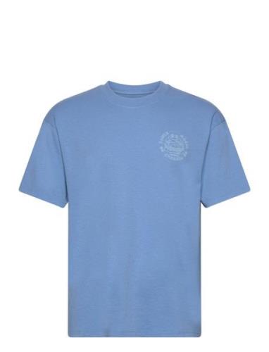 Edwin Music Channel T-Shirt - Parisian Blue Designers T-shirts Short-s...