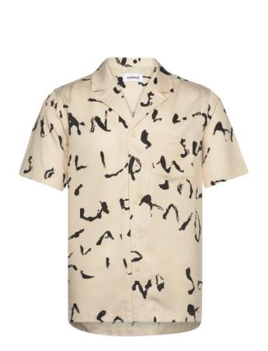 Orson Shirt Tops Shirts Short-sleeved Cream Soulland
