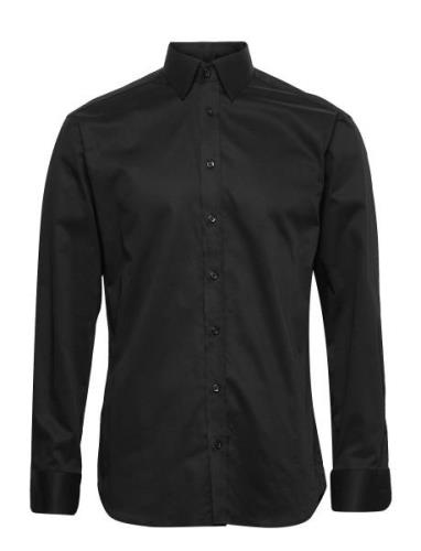 Regular Fit Mens Shirt Tops Shirts Business Black Bosweel Shirts Est. ...