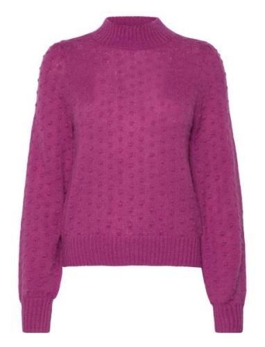 Nutilly B Pullover Tops Knitwear Jumpers Purple Nümph