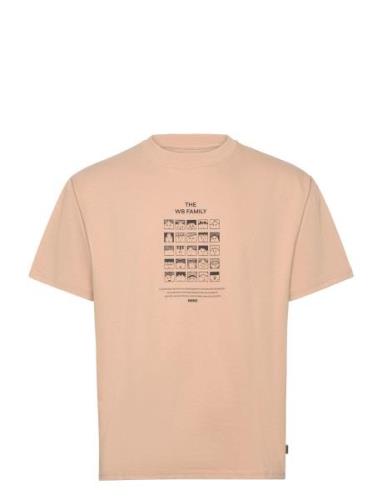 Wbbaine Family Tee Designers T-shirts Short-sleeved Beige Woodbird