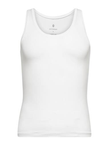 Jbs Of Dk Top Wide Straps Tops T-shirts & Tops Sleeveless White JBS Of...