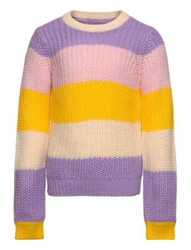 Kognikka Ls Stripe O-Neck Knt Tops Knitwear Pullovers Multi/patterned ...