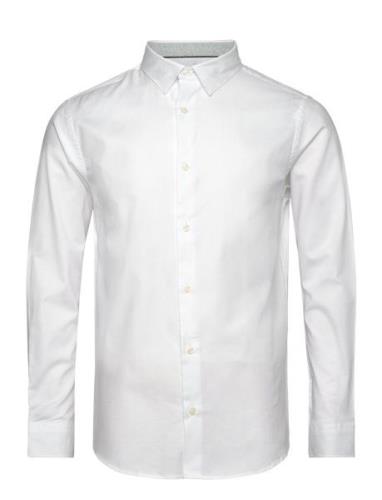 Jprblanordic Detail Shirt L/S Tops Shirts Business White Jack & J S