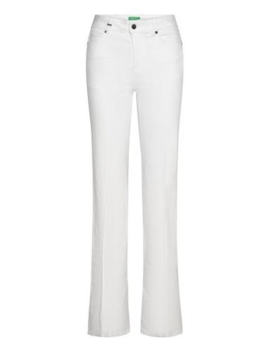Trousers Bottoms Trousers Straight Leg White United Colors Of Benetton