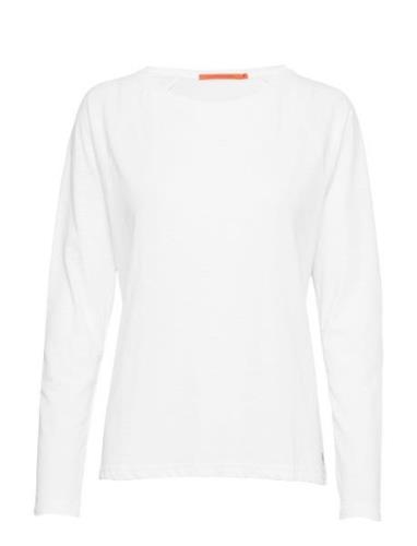 Cc Heart Long Sleeve T-Shirt Tops T-shirts & Tops Long-sleeved White C...