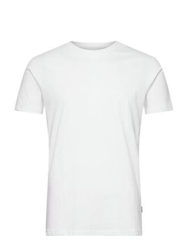 Sdrock Ss Tops T-shirts Short-sleeved White Solid