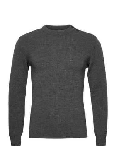 Marin Sweater "Fouesnant" Tops Knitwear Round Necks Grey Armor Lux