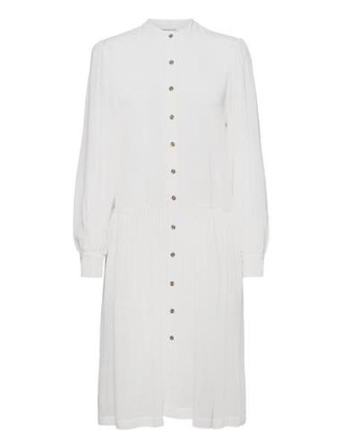Eliza Sleeve Dress Polvipituinen Mekko Cream DESIGNERS, REMIX