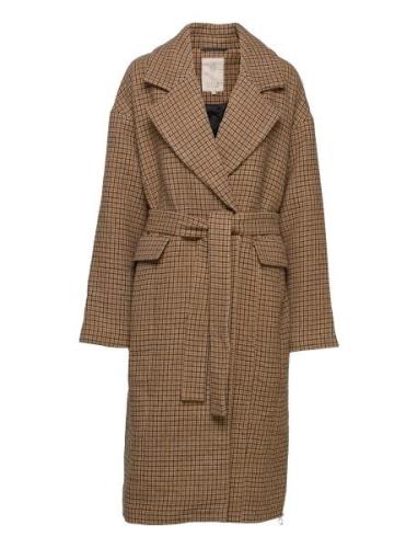 Avita Coat Outerwear Coats Winter Coats Multi/patterned Minus