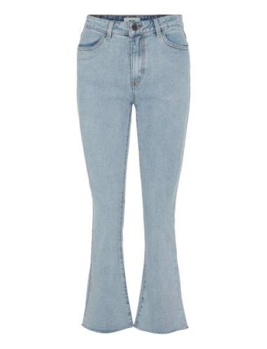 Objmarina Belle Kickflared Denim Jeans Bottoms Jeans Flares Blue Objec...