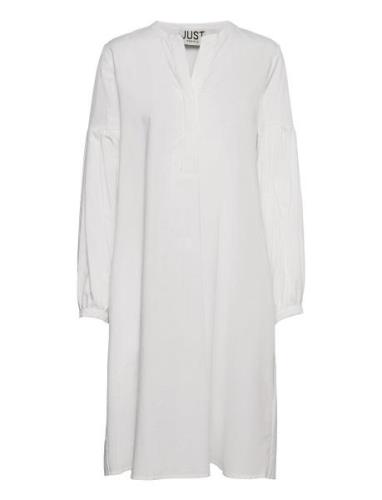 Choice Dress Polvipituinen Mekko White Just Female