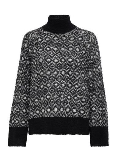 Jinkaiw Pullover Tops Knitwear Turtleneck Black InWear