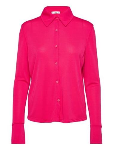 Celina Tops Shirts Long-sleeved Pink Mango