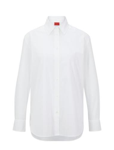 The Boyfriend Shirt Tops Shirts Long-sleeved White HUGO