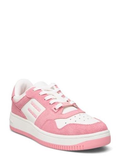 Tjw Retro Basket Washed Suede Matalavartiset Sneakerit Tennarit Pink T...