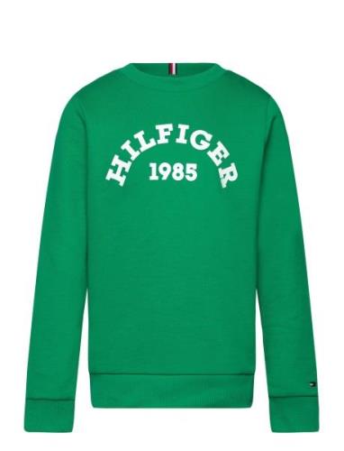 Hilfiger 1985 Sweatshirt Tops Sweat-shirts & Hoodies Sweat-shirts Gree...