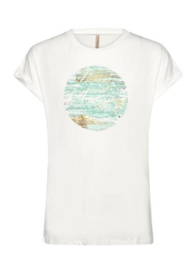 Sc-Marica Fp Tops T-shirts & Tops Short-sleeved White Soyaconcept
