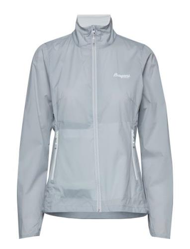 Fløyen W Jkt Alu/White S Sport Sport Jackets Blue Bergans