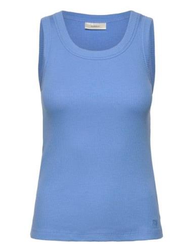 Dagnaiw Tank Tops T-shirts & Tops Sleeveless Blue InWear