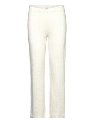 3D Jersey Nola Pants Bottoms Trousers Flared White Mads Nørgaard