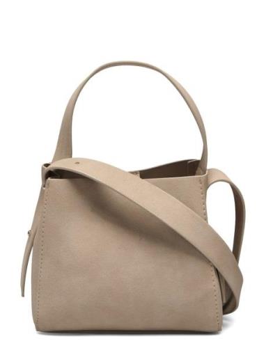 Pu Mini Bag Bags Small Shoulder Bags-crossbody Bags Beige Gina Tricot