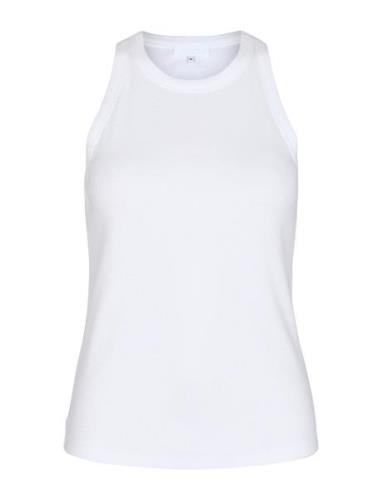 Lr-Numbia Tops T-shirts & Tops Sleeveless White Levete Room