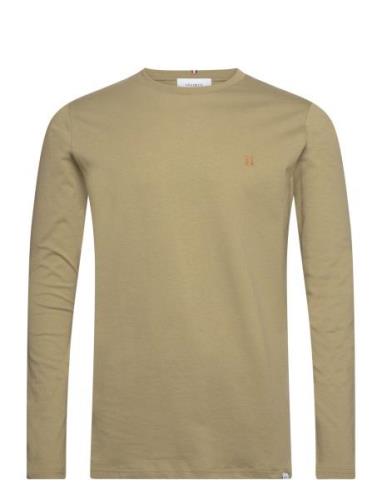 Nørregaard Ls T-Shirt - Seasonal Tops T-shirts Long-sleeved Khaki Gree...