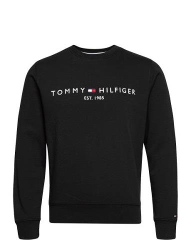 Tommy Logo Sweatshirt Tops Sweat-shirts & Hoodies Sweat-shirts Black T...