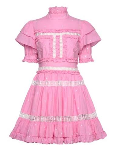 Iro Mini Dress Lyhyt Mekko Pink Malina