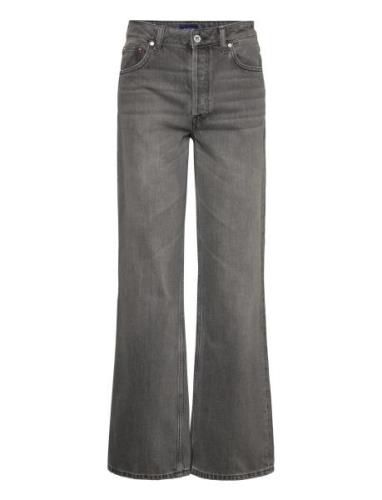 D1. Hw Relaxed Straight Jeans Bottoms Jeans Straight-regular Grey GANT