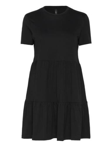 Onlmay Life S/S Peplum Dress Box Jrs Polvipituinen Mekko Black ONLY