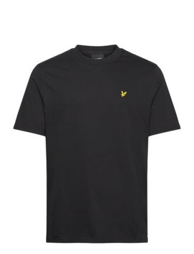 Over D T-Shirt Tops T-shirts Short-sleeved Black Lyle & Scott