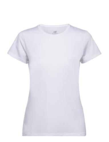 Core Run Short Sleeve Sport T-shirts & Tops Short-sleeved White New Ba...